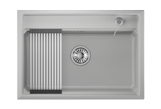 Мойка кухонная Granula Kitchen Space 7301, АРКТИК